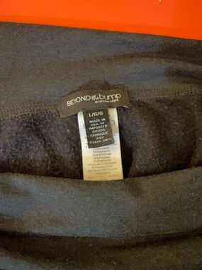 Beyond the Bump Black Maternity Joggers with pockets
